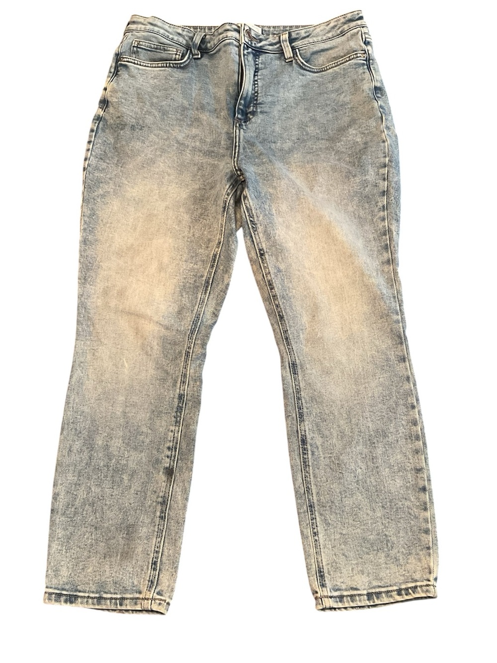 LC Lauren Conrad Skinny Ankle Faded  Blue Jeans, Size 14
